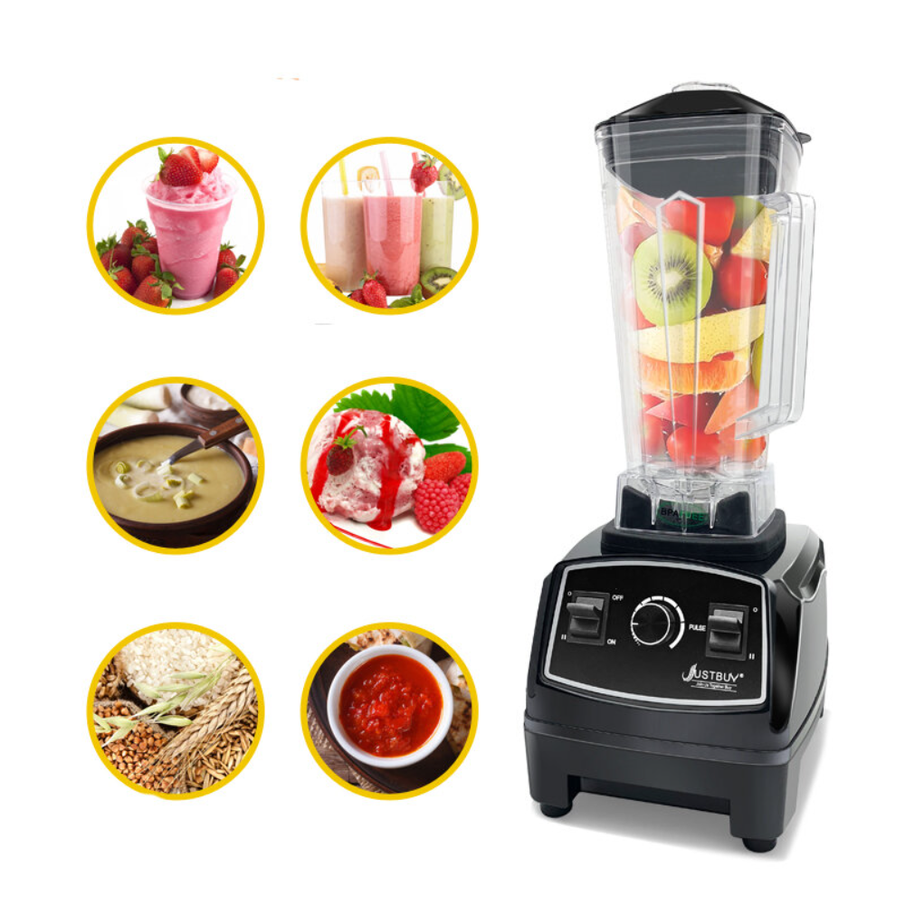 

110V/220V 2200W Blender Mixer Heavy Duty Professional Juicer Fruit Food Processor Ice Smoothie Electric Kitchen Appliance