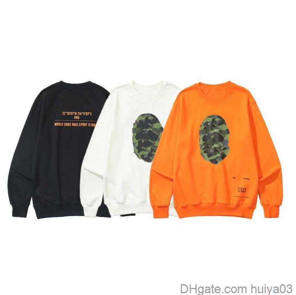 

Designer Men hoodies sweatshirt Bathing hoodie crewneck pullover Ape Loose woman lovers jumoer huiya038441074, Red