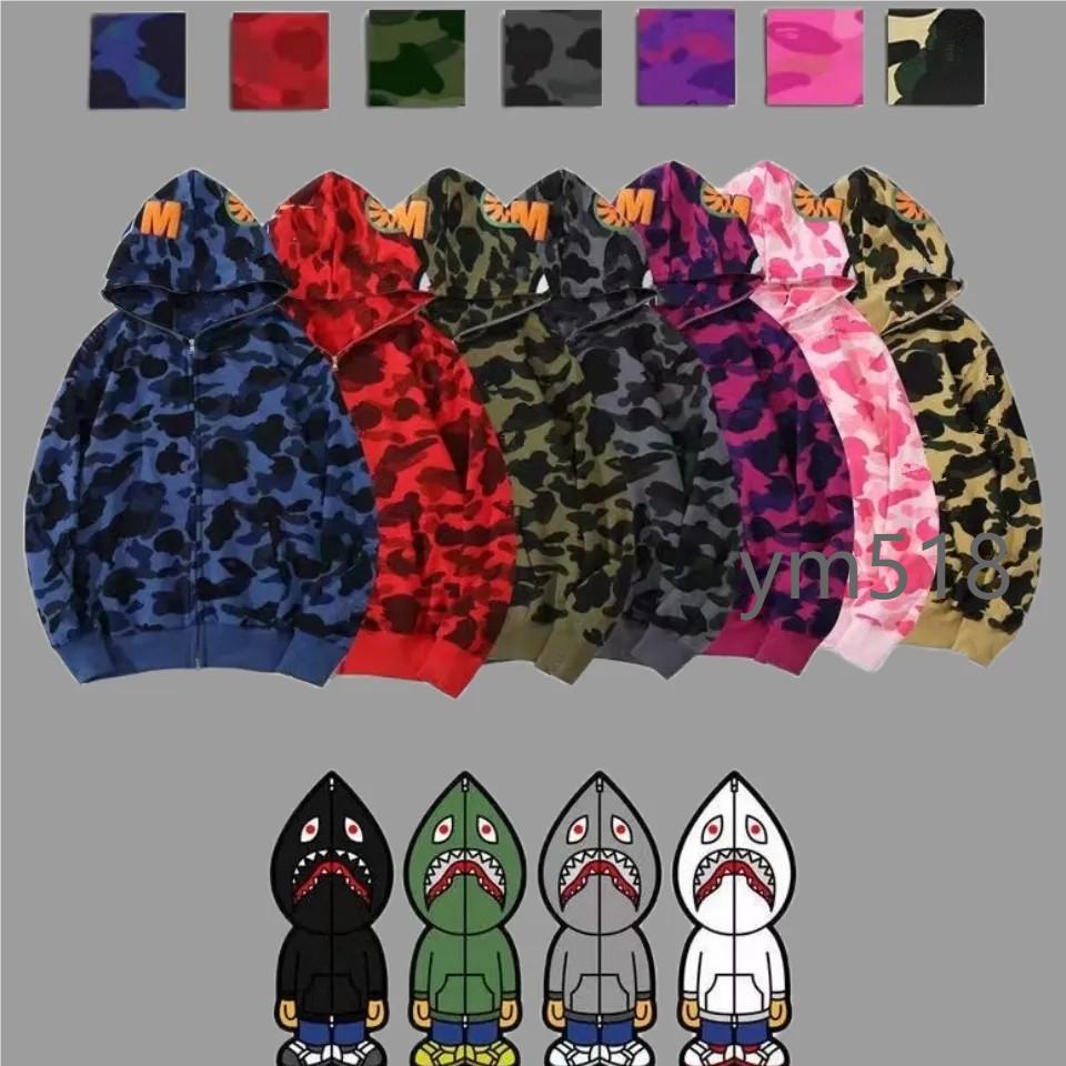 

designer mens woman Hoodie Full Zip Up Hoodies woman Black Camouflage Jacket Blue Hoody Hooded Sweatshirt Man Womens Sweater Long Sleeve Tech Fleece Cardigan M-3XL, A4