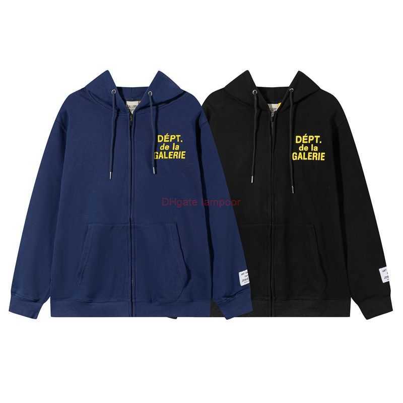 

Designer Clothing Galleries Hoodie Men' Sweatshirts High Street Galleryes Depts Letter Cracking Print Autumn Winter Men' Women' Pure Cotton Hooded Hoodie, Shipping fee