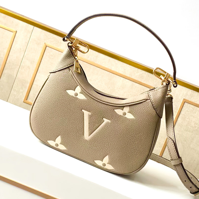 

Mens Genuine Leather bagatelle crossbody bags M46002 M46112 Luxury designer clutch bag handbag embossed Half moon bags Womens wallets Top handle tote shoulder bag, Mon0gram