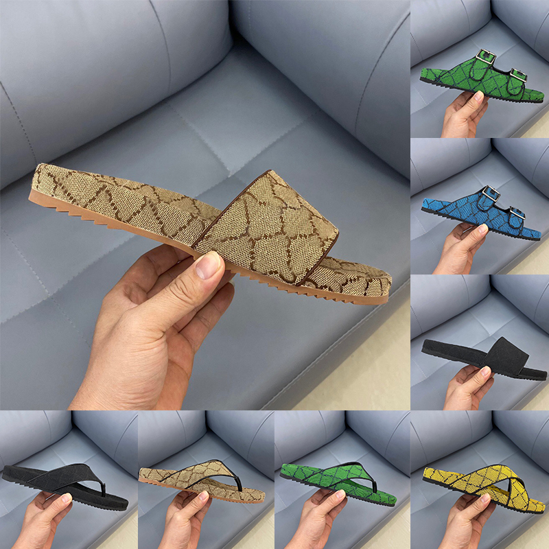 

2023 designer sandals women G Canvas Fabric Slide Sandal Strap Sliders Beige Camel Black White Platform Dad Ladies Mens Fashion Luxury Thongs Flip Flops Slippers, 22