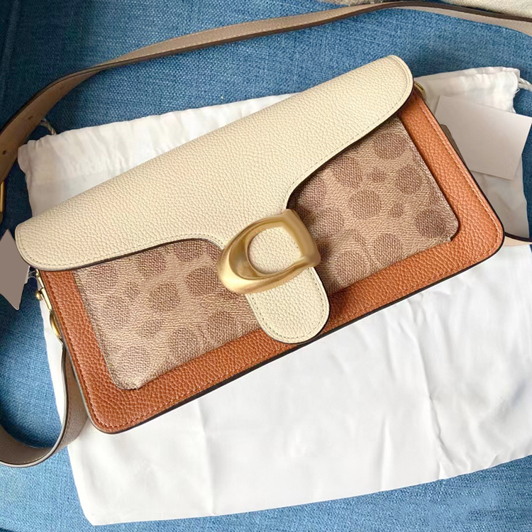 

high quality Tabby Luxury designer flap bag Women's man sacoche speedy tote Cross body shoulder Bag Genuine leather clutch messenger suede hobo handbag underarm bags, Mon0gram white+brown