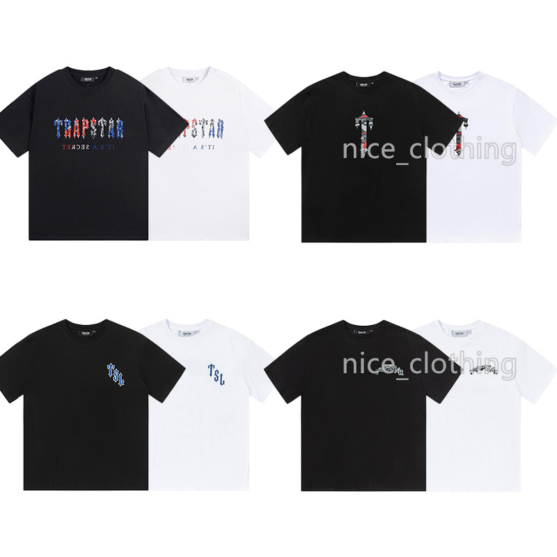 

Mens Trapstar T shirt Designer Tees Luxury T Shirts Tees Womens Fashion Tees Brand Short Sleeve Hip Hop Streetwear Tops Summer Clothing