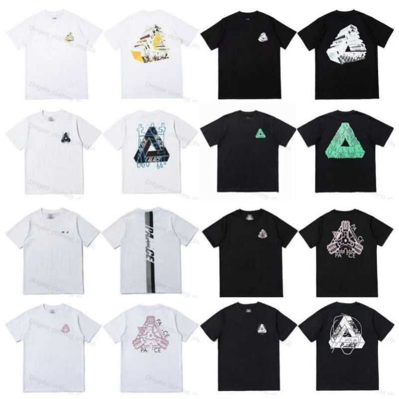 

Designer polo t shirt palaces shirts short sleeves triangle graffiti print trendy T shirts for men women Loose Summer Hip Hop High Street 004, 15