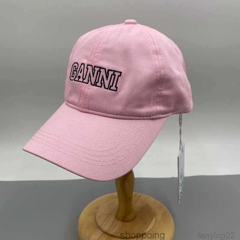 

Ball Caps Ganni Adjustable Embroidery Alphabet Washed Cotton Baseball Multi Color Spring Summer Visor Duck 230302dpte, Red