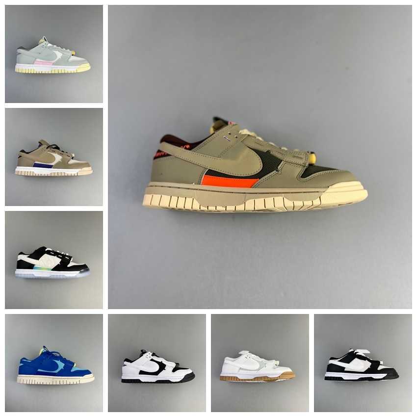 

Low Jumbo Medium Olive Reverse Black White Panda Shoes SB Lows 3.0 Remastered Mint Foam Photon Dust Gum University Blue Sneakers for Youth Women Men Size US 4Y-13 EUR 36-47