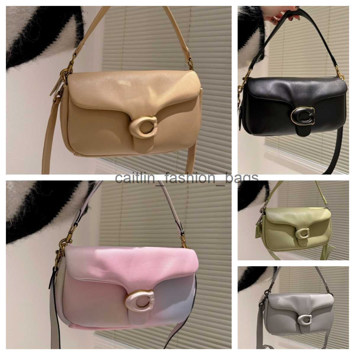 

shoulder bag designer baghandbag crossbody bags balck grey cream pink Cross body soft Handbags mini tabby pillow 26cm purses for women leather bags pink green black