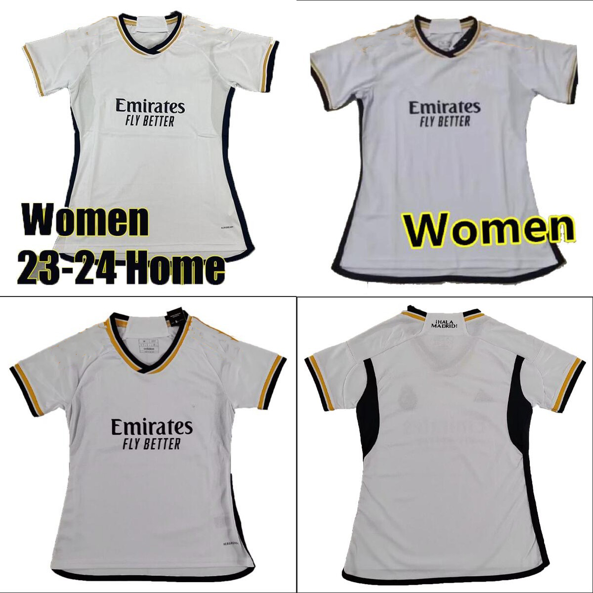 

2023 2024 women soccer jerseys football shirt VINI JR CAMAVINGA TCHOUAMENI REAL MADRIDS VALVERDE HAZARD ASENSIO MODRIC BENZEMA Finals camiseta, White