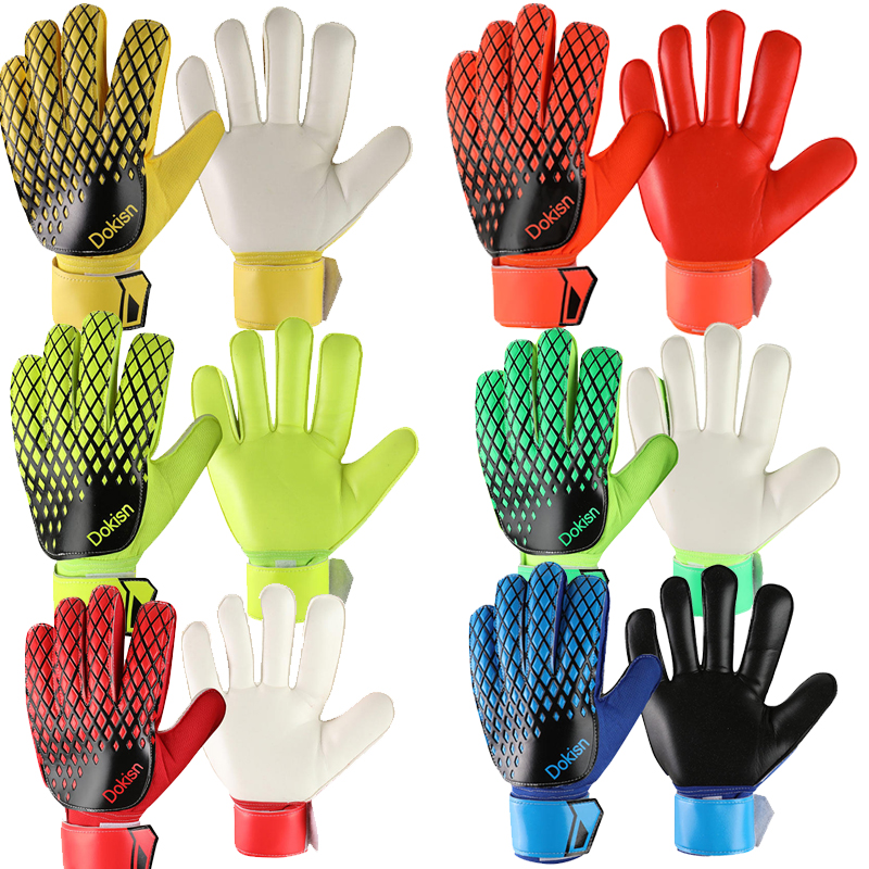 

Sports Gloves colors 2023 New Goalkeeper Gloves Finger Protection Professional Latex product Men Football Gloves Adults Thicker Goalie Soccer glove men size Top