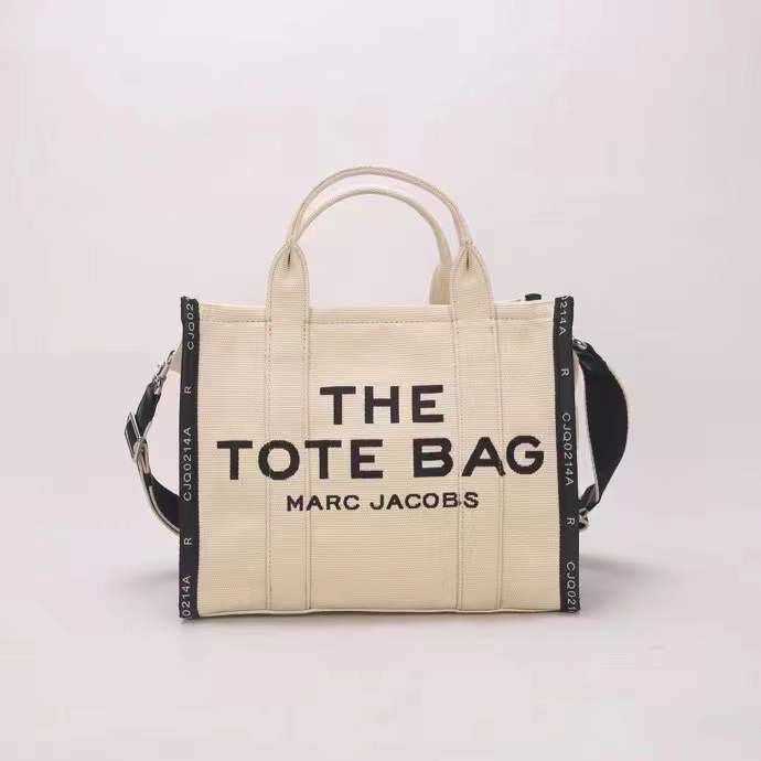 

Designer Luxury Bags Marc's Jacob Tote Fashion Handbags Canvas Mj Jacquard Temperament Portable Shoulder Women's High Quality Single Shoulder, Blue trumpet