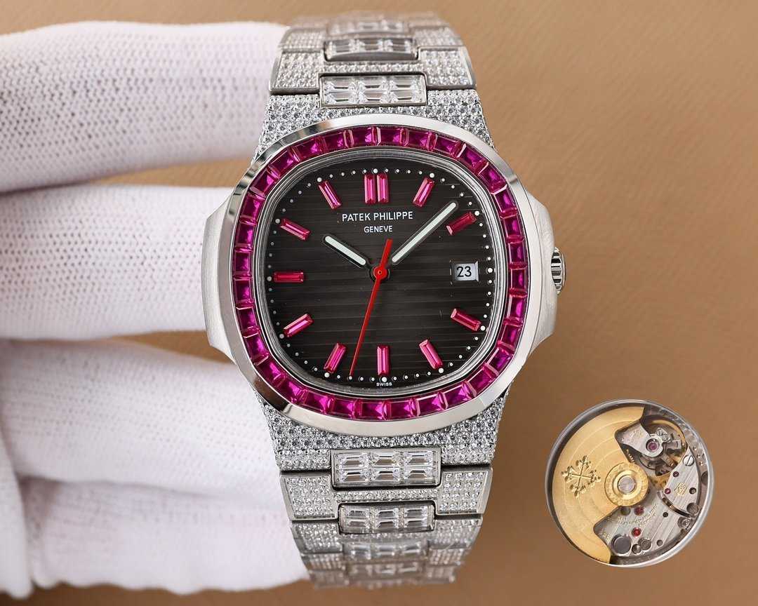 

Luxury Formal Classical wrist watches Peta Pli 5711 men's Automatic Diomend Designer mechanical High quality New Colours, Black