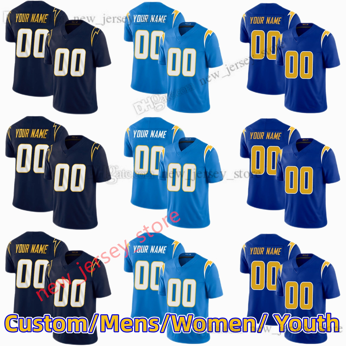 

Custom S- NCAA Football Jersey Stitched 10JustinHerbert 52KhalilMack 13KeenanAllen 30AustinEkeler 3DerwinJames Jr 4ChaseDaniel 97JoeyBosa Jerseys, Other jerseys. contact seller