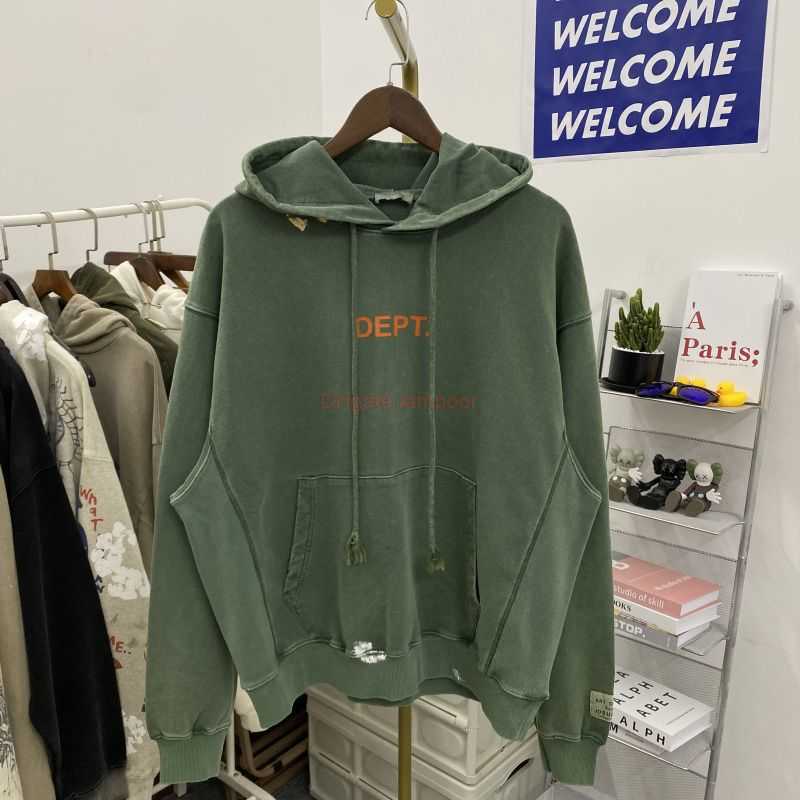 

Designer Clothing Galleries Hoodie Mens Sweatshirts High Quality Galleryes Depts Washed Old Hoodie Fog High Street Mens Loose Casual Hoodie Casual Streetwear Tops, Shipping fee