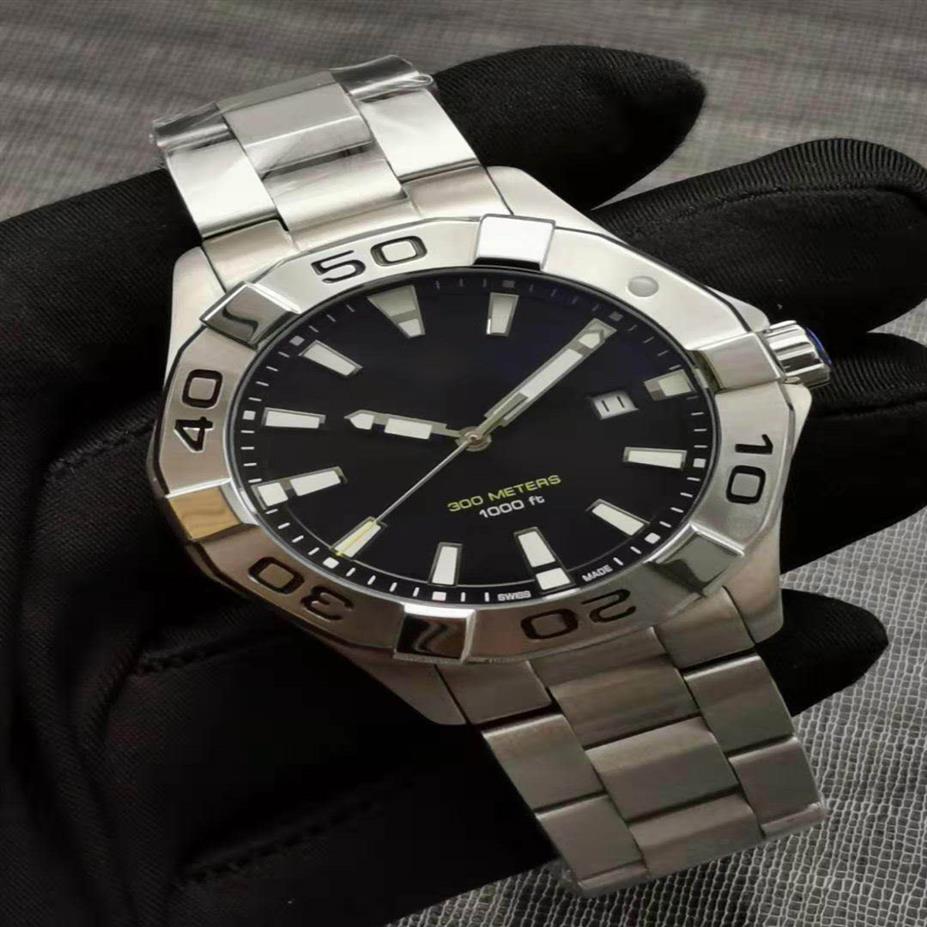 

2022 Top Men's Mechanical Stainless Steel Automatic 2813 Movement Wristwatch mens Self-wind AQUARACER Calibre 5 Watches tag W268u, Box