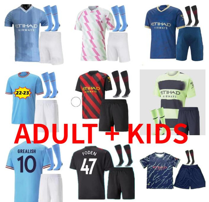 

2023 2024 DE BRUYNE GREALISH Soccer Jerseys 22 23 24 MAN City Gundogan RODRIGO BERNARDO FERRAN MAHREZ FODEN STONES GREALISH Manchesters Football Shirt adult kids kit