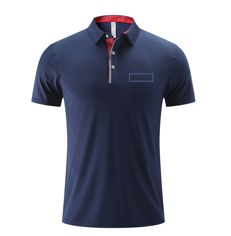 

Lulu T Shirt Outdoor Men's Polo Shirt Mens Quick Dry Sweat-wicking Short Top Male Short Sleeve Shirts High Quantity Ice Silk Summer Tee Summer Tee, Navy blue