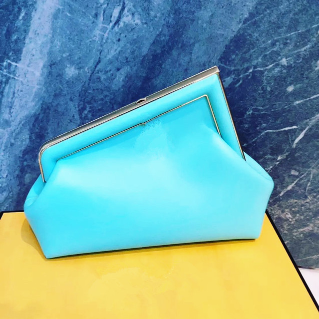 

7a Designers white First Bag fendace crossbody with shoulder strap pochette fendy bag Women's men fendit tote Luxurys handbag hobo clutch travel patent leather bag, Patent leather-black