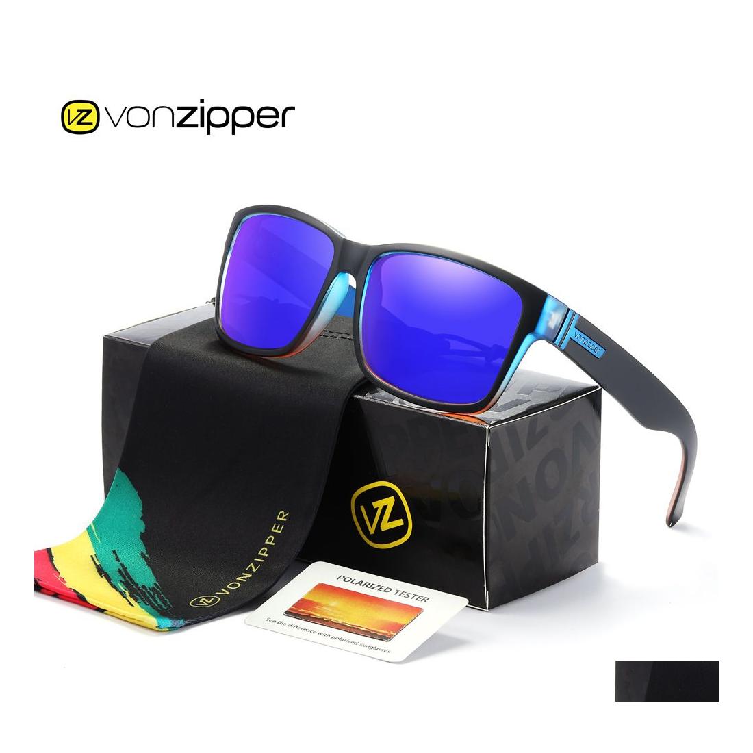 

Sunglasses Arrived Mens Sports Sun Glasses Square Frame Original Brand Vz Vonzipper Polarized Fishing Party Eyewear Uv400 9 Colors W Otvk5