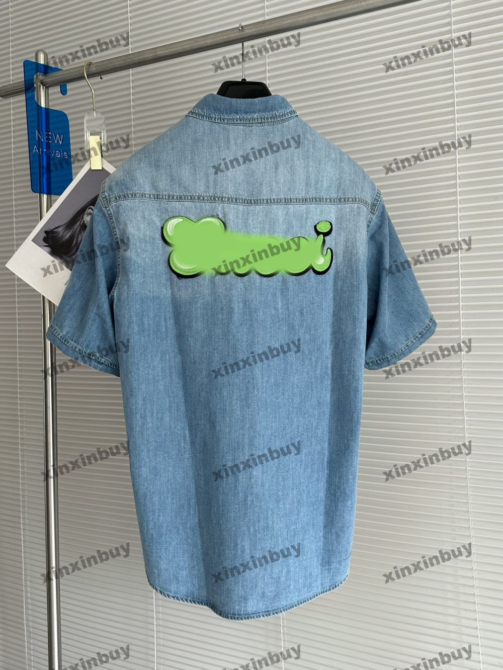 

xinxinbuy Men designer Tee t shirt 23ss letter embroidery patch short sleeve cotton women white black M-2XL, Multi