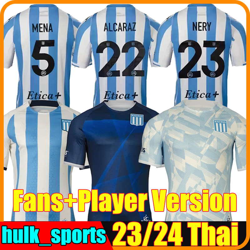 

22/23/24 Racing Club de Avellaneda Thrid Soccer Jerseys 2023 2024 CHURRY ROJAS LISANDRO SOLARI FERTOLI CVITANICH MIRANDA FERTOLI 3rd Football Shirt, 22-23 away