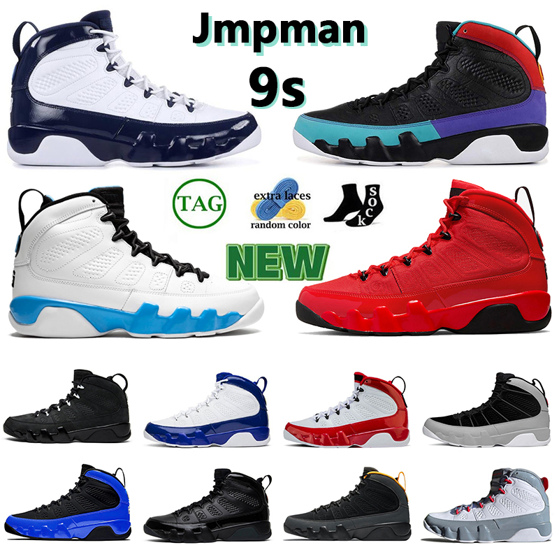 2023 top 9s wholesale designer men shoes Running Shoes UNC Particle Grey Racer Blue Racer Blue Bred Space Jam release Anthracite Casual Fashion S-image-865795230