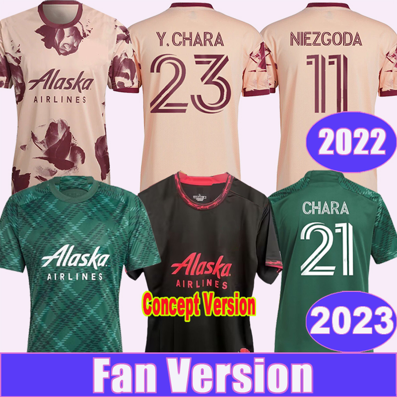 

2023 Portland Timbers Mens Soccer Jerseys 22 23 BRAVO MORA BLANCO NIEZGODA CHARA Y.CHARA Home Away Concept Version Football Shirt Short Sleeve Uniforms, Qm13168 2022 away no patch