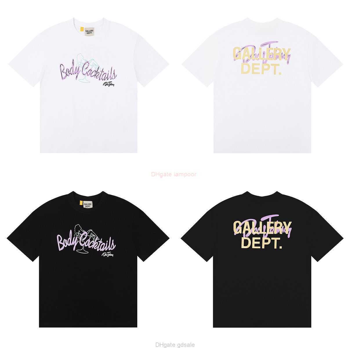 

Designer Fashion Clothing Tees Tshirt Galleryes Depts Beauty Cocktail Bodycocktails Printed High Street Pure Cotton Short Sleeve Tshirt for Men Luxury Casual Tops, White