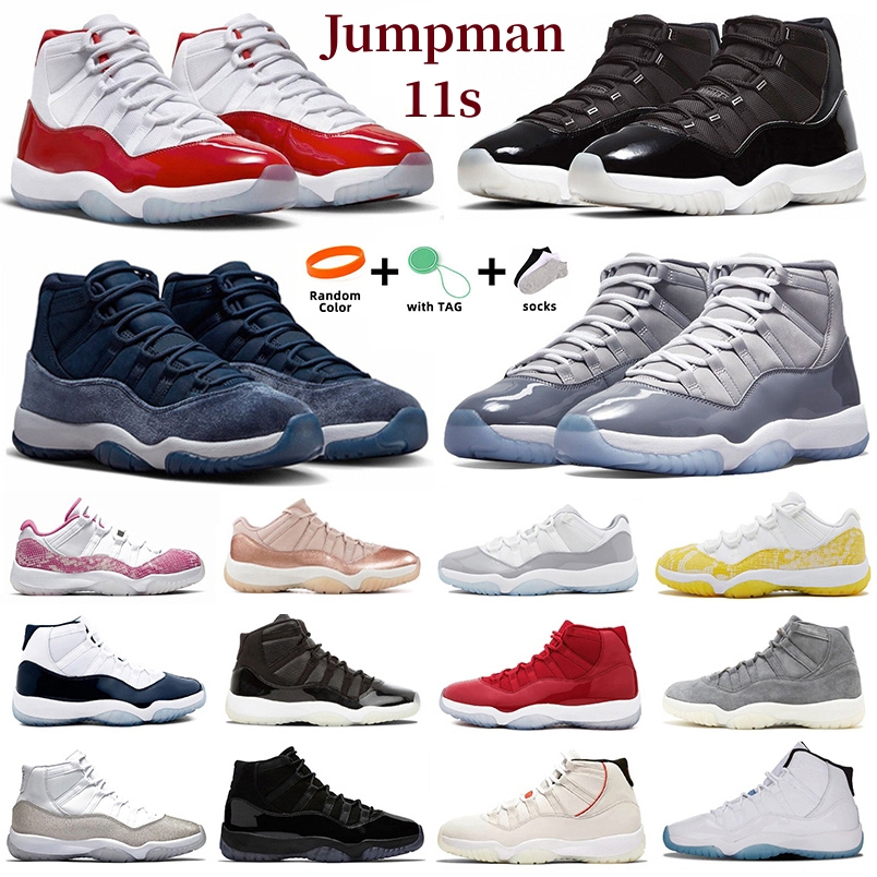 

Jumpman 11 11s Mens Basketball Shoes Cherry Legend Blue Midnight Navy Gement Cool Grey Low Yellow Snakeskin Legend Gamma UNC Blue Bred Cap Gown Women Sports Sneakers, Color#38