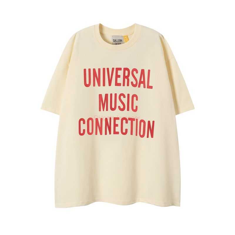 

Designer Fashion Clothing Galleries Tees Tshirt American High Street Galleryes Depts Summer Letter Print Loose Relaxed Mens Womens Round Neck Short Sleeve Couple T