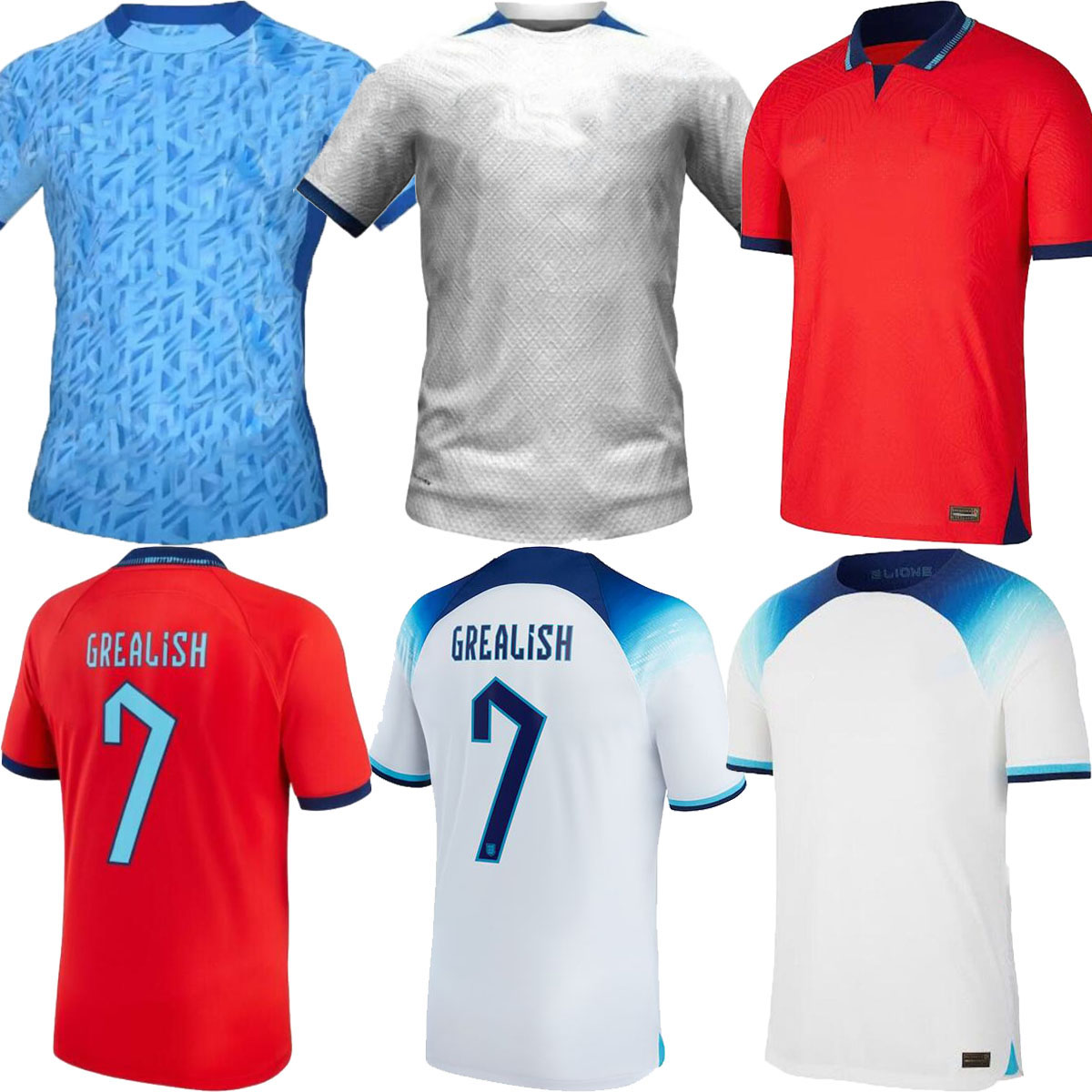 

2023 Angleterre KANE SAKA soccer jerseys BELLINGHAM FODEN STERLING RASHFORD MOUNT SANCHO EnglandS 2024 national football shirts, Blue