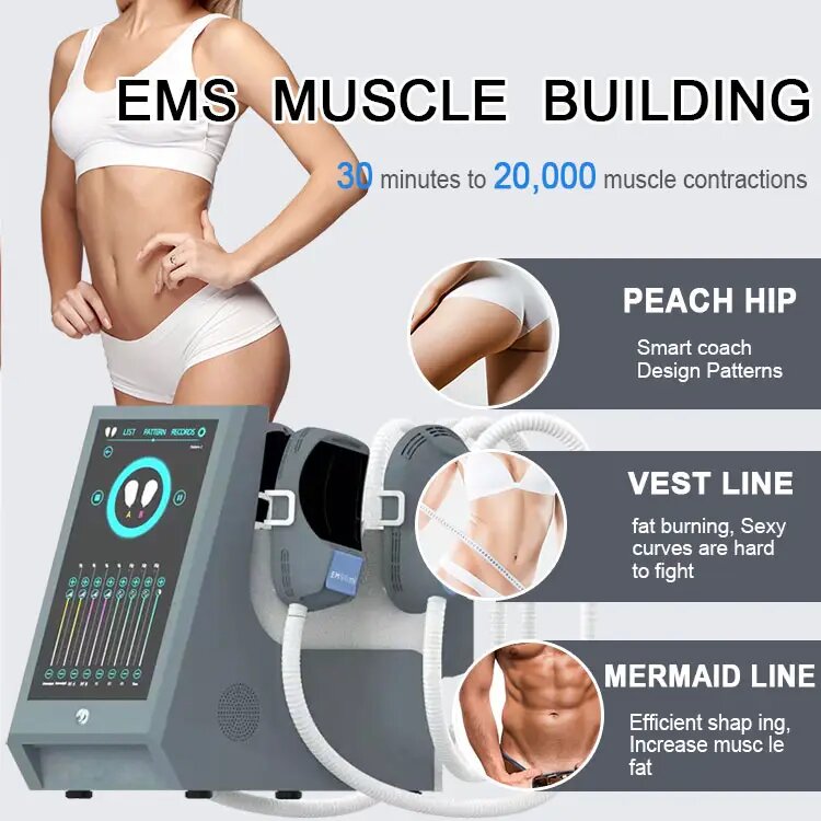 

2023 Newest Electromagnetic Pulses Slim Beauty Muscles Stimulate Ems Body Sculpt Body Contouring Slimming Machine