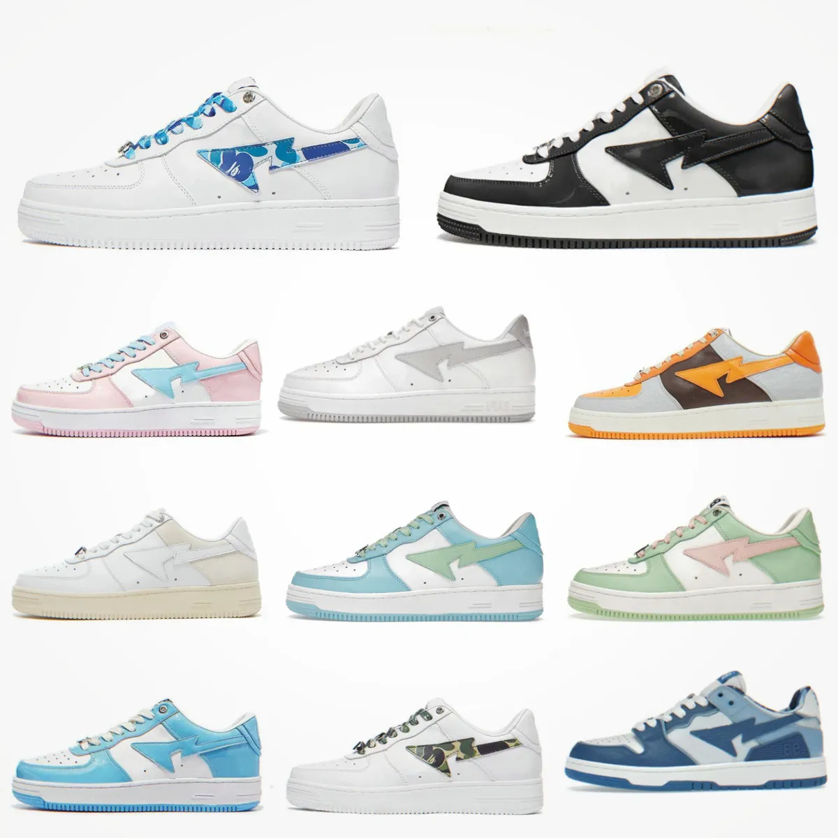 

Apes Sta Sk8 Casual Sports Shoes JJJJound Bapesta Nigo Men Women Bapestas White Black Stas Patent Leather M2 Comics Blue Bordeaux Beige Suede ABC Camo Green Sneakers, 15