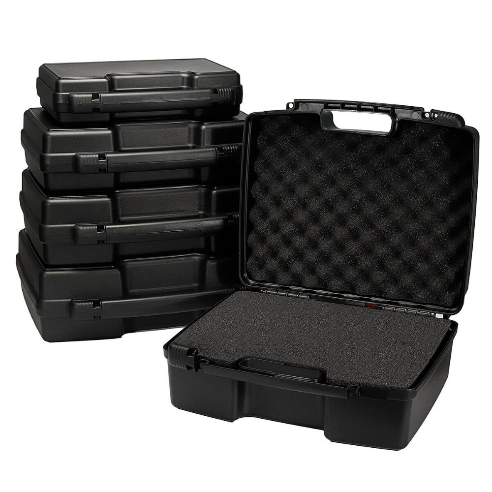 

Waterproof Hard Carry Tool Case Bag Storage Box Camera Photography with Foam, Black