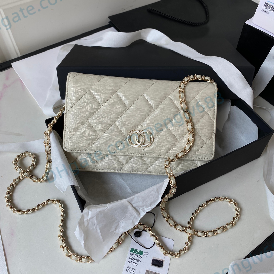 

Top quality Clutch Bags with box Shoulder Bags Women men Genuine Leather Luxury Designer Crossbody tote metal chain Shoulder handbag purse Tape box, 4-yellow