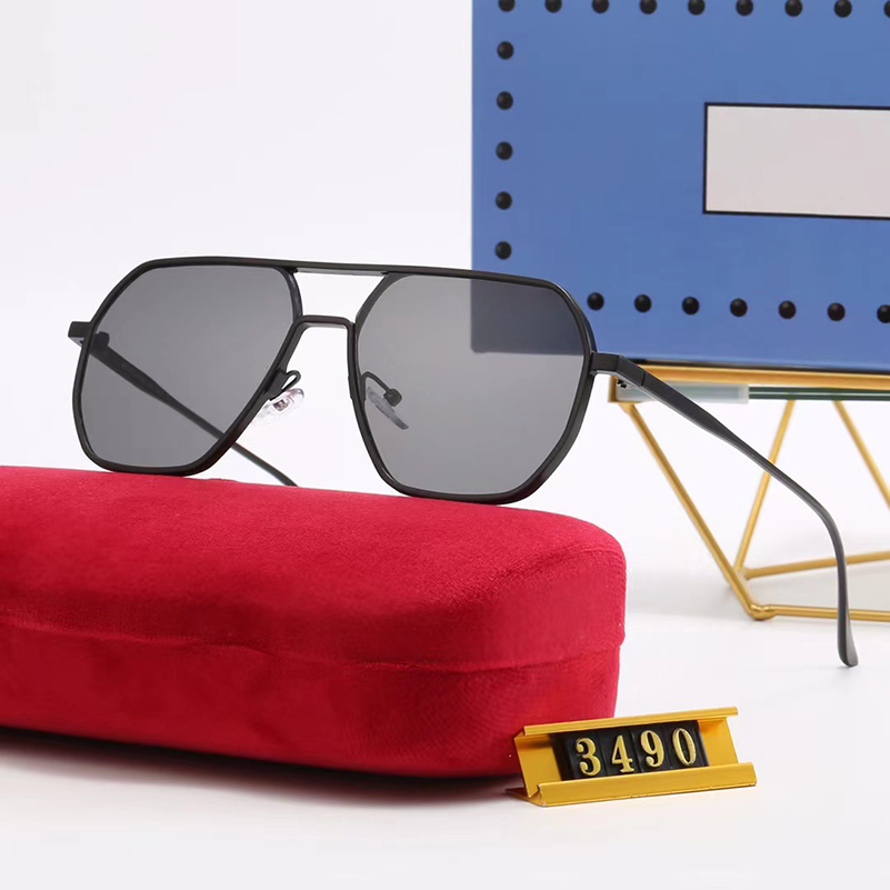 

Designer Sunglasses Original Vintage Frame Fashion Classic Ladies Mirror Ladies and Men Glasses with box A14