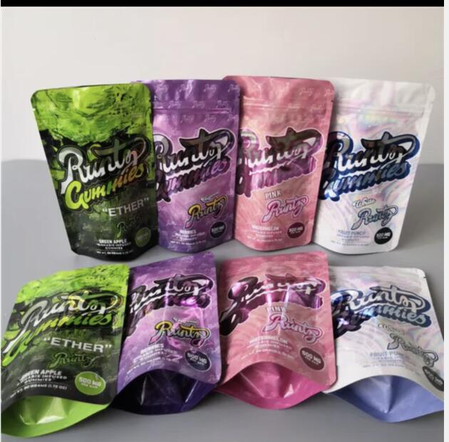 

Edible Packaging Runtz Gummies Stand up Pouch Mylar Bags