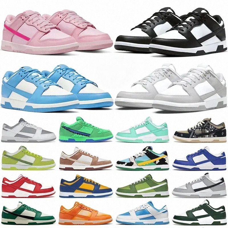 

2023 Running Shoes Casual Sneakers White Black panda Coast Green Glow Syracuse Purple Laser Orange Designers Men Women Pulse Chunky Low