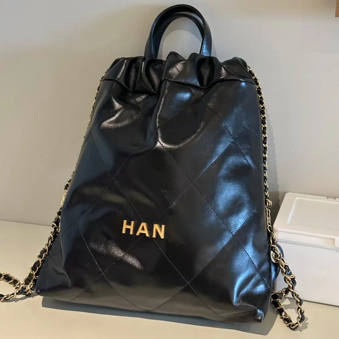 

luxury womens 22 cc Backpack mens designer chains back pack bookbag handbags the tote bag wallet leather clutch Cross body gym school bag Shoulder cosmetic trunk bags, Pink