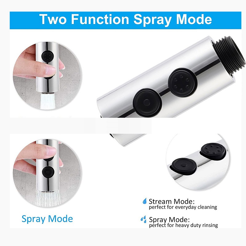 

Faucets, Showers Accs Small straight tube pulling head faucet shower head kitchen wash basin anti-splash pulling faucet accessories by DHL