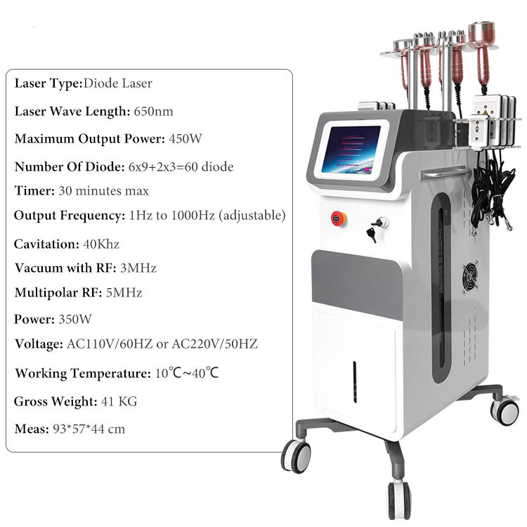 GOOD FOR Vacuum Cavitation System Type And Weight Loss Radio Frequency Lipo 40k Cavitation RF Slimming Cavitation 40k