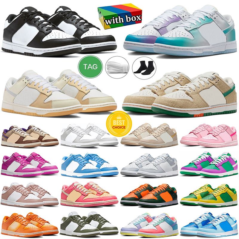

Panda Low Running Shoes Triple Pink Jarritos Hemp Grey White Unlock Your Space Active Fuchsia Cacao Wow UNC Rose Whisper Lows Sports Men Women Trainers Sneaker