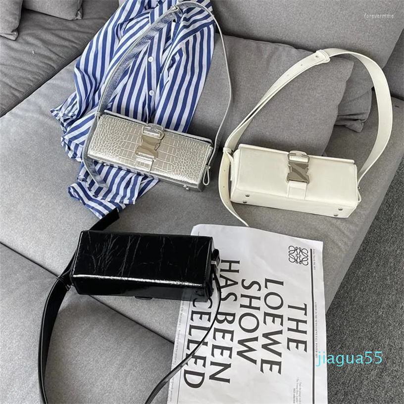 

Evening Bags Crocodile Pattern Leather Crossbody For Women Underarm Shoulder Bag 2023 Trend Chain Handbags And Purses