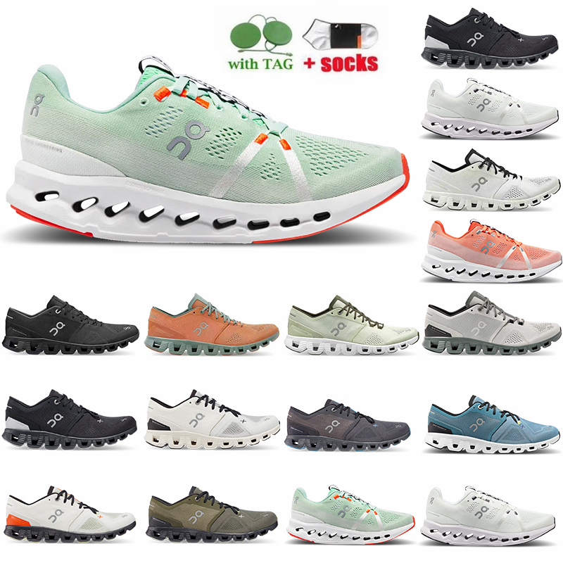 

On Cloud Running Shoes oncloud X3 X 1 Designer Sneakers For Mens Womens Utility Road Absorbing Trainers Cloudsurfer White Black Clouds Fitness Footwear 36-47, Cloud x3-4