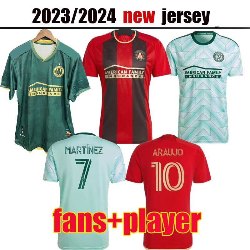 

2023 2024 Soccer Jerseys MLS Atlanta United FC22 23 24 Away Black Maillots de foot MARTINEZ BARCO ROBINSON DAMM Football shirt
