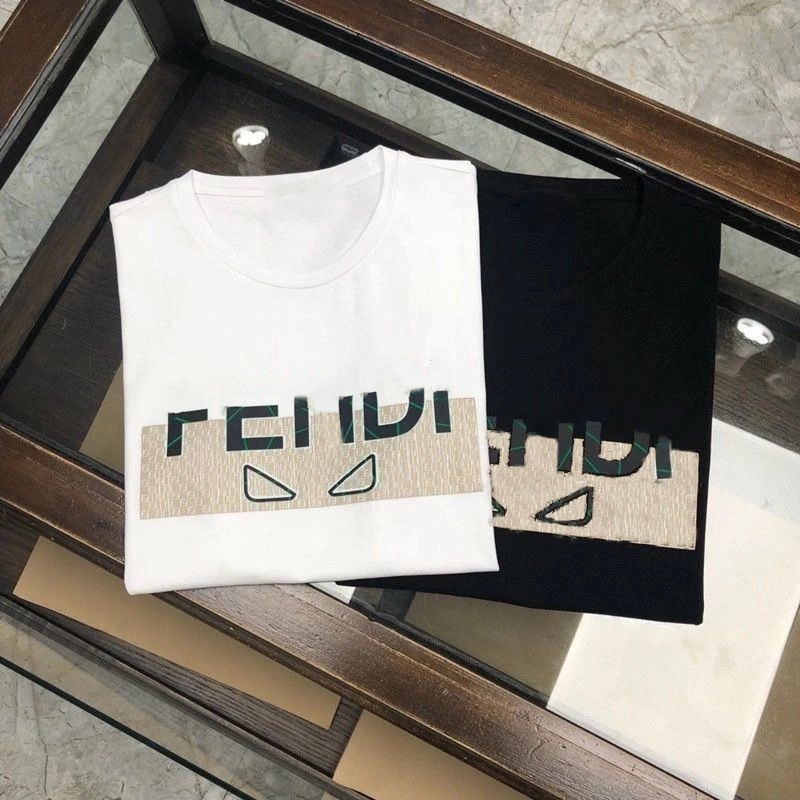 

Designers Mens T Shirt Man Womens tshirt With Fendy Letters Print Shirts Summer Short Sleeves Men Loose Tees embroidery pattern round neck Monsters Demon Eyes Fendis clothing, Purple