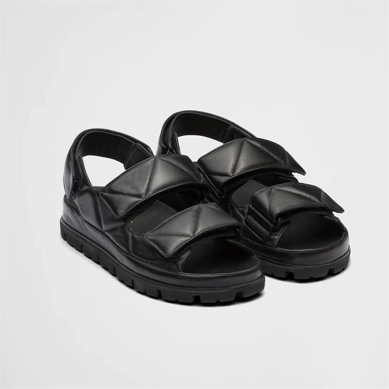 

Female Casual Sandal Designer Triangle Quilting Slippers For Women Outdoor Summer Sport Flatform Sandals Luxury Slides Woman Slipper 35-40, Yellow