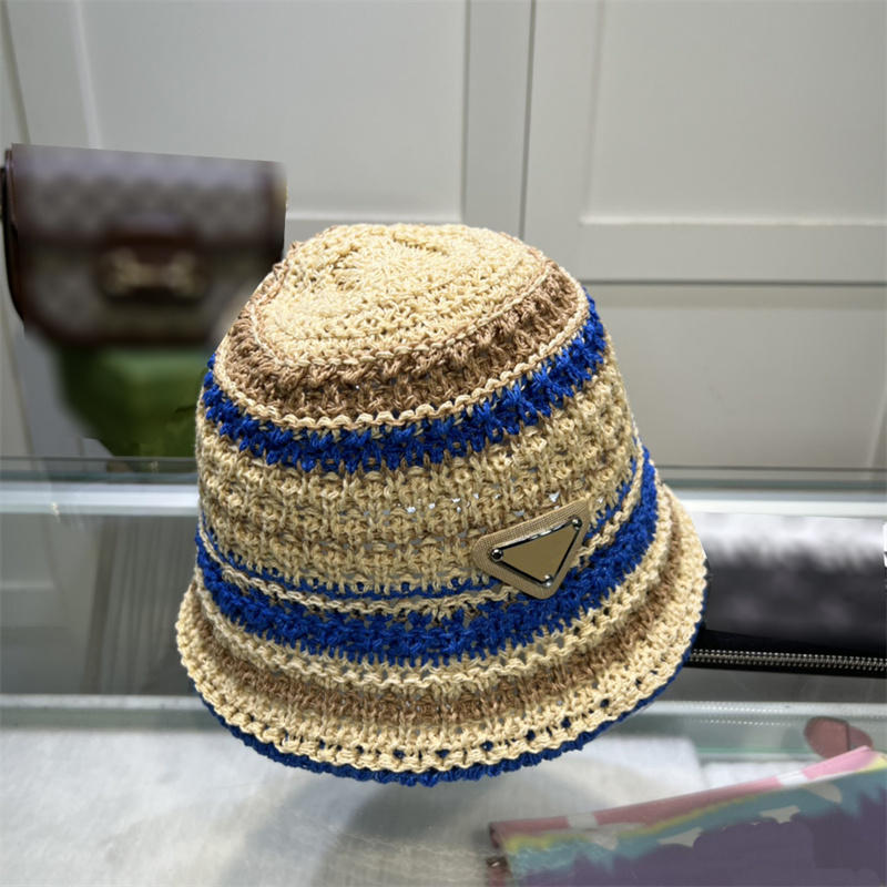 

Womens Men Bucket Hat Designer Baseball Cap Women Bucket Caps Casual Outdoor Knit Caps Straw Hat Casquette Print SunHat 6 Patchwork Color, As pics