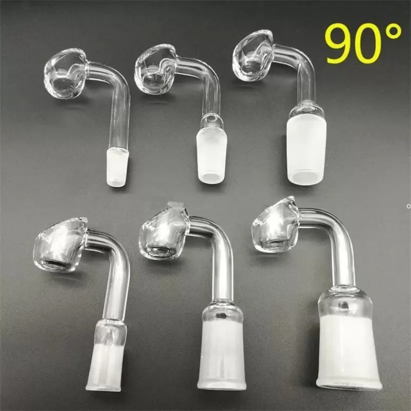 

4mm thick club banger domeless quartz nail 10mm 14mm 18mm male female 90 Degrees 100% real Quartz Banger Nails FY2309