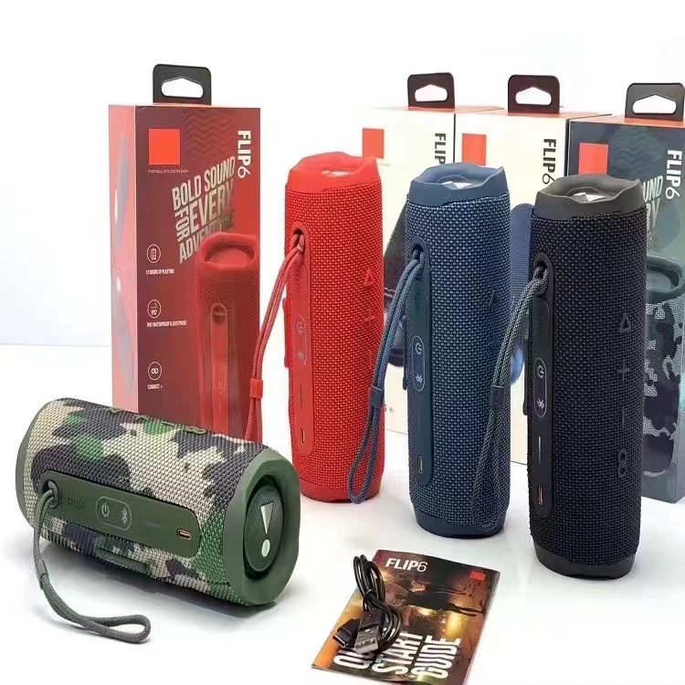 

Flip 6 Speaker Portable Wireless Bluetooth Speakers Waterproof Bass Professional Audio Subwoofer